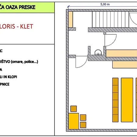 Koca Oaza Preske Počitniška hiša Jurkloster