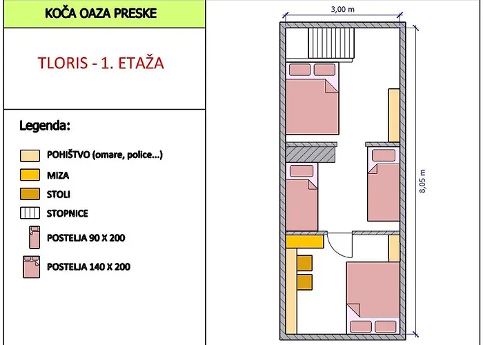 Koca Oaza Preske Ferienhaus