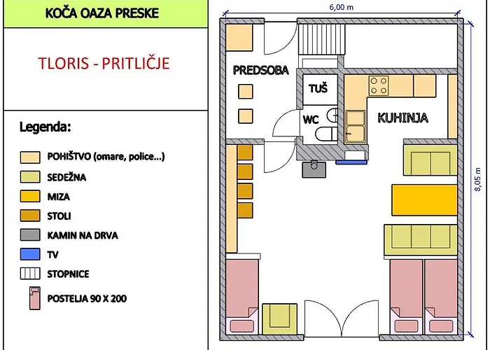 Koca Oaza Preske Ferienhaus *